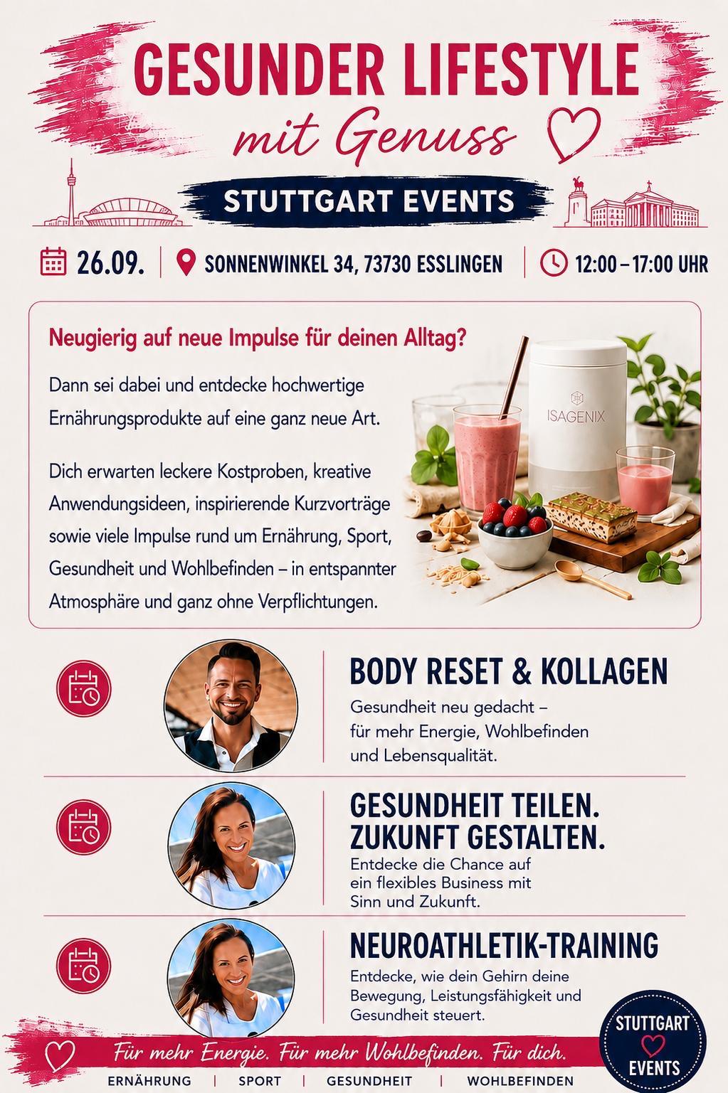 „Gesunder Lifestyle mit Genuss“-Event